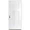 Codel Doors 36" x 80" Primed White Shaker Exterior Fiberglass Door 3068RHISPSF3PSHK69161DB - alternate 1